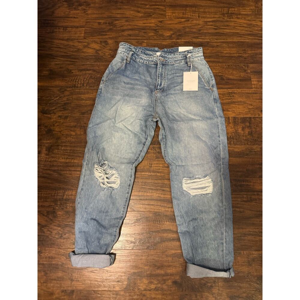 Kancan Jeans Womens Jeans Thrashed Distressed Sz:13/30 KC7826M